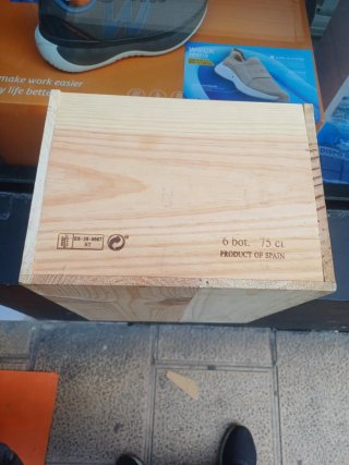 Caja de madera para vino