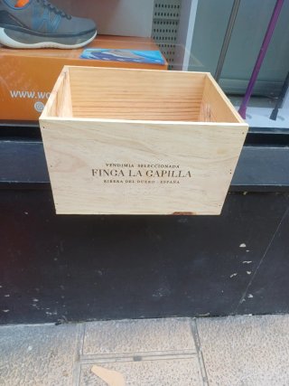Caja de madera para vino