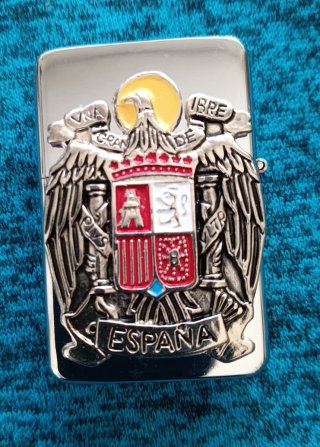 PLACA España Águila Escudo Dorado