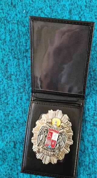 PLACA España Águila Escudo Dorado