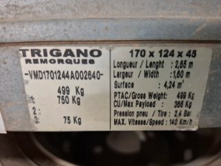 Remolque de coche Trigano