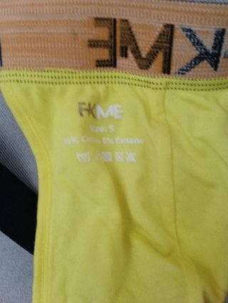 Jockstrap FKME Amarillo y Negro
