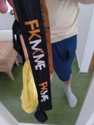 Jockstrap FKME Amarillo y Negro