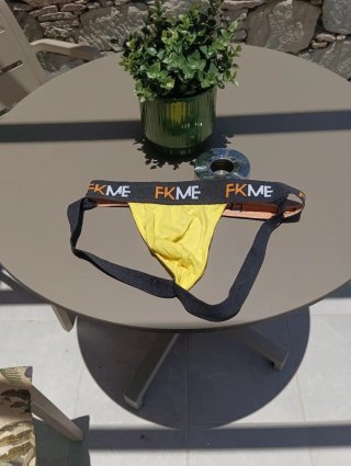 Jockstrap FKME Amarillo y Negro