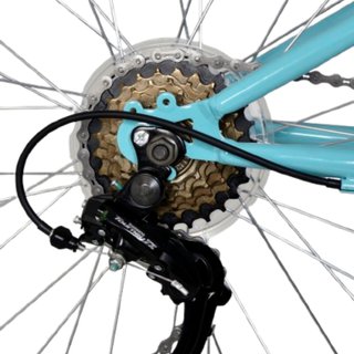 Bicicleta niños 24 pulgadas MTB Deportica Turquesa