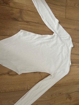 Body blanco manga larga