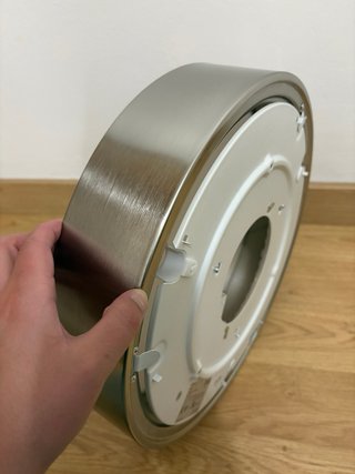 Lámpara LED Techo Ikea Niquelada