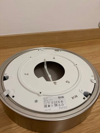 Lámpara LED Techo Ikea Niquelada