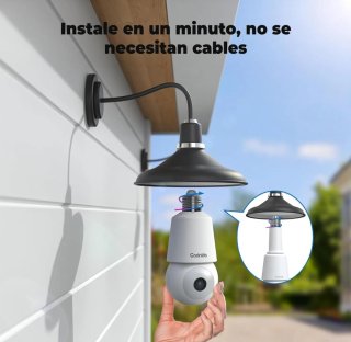 2 Cámaras Bombilla Vigilancia WiFi Codnida