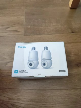 2 Cámaras Bombilla Vigilancia WiFi Codnida