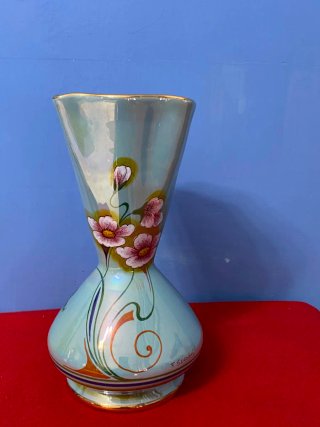 Vaso Deruta in porcellana dipinto a mano