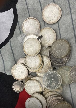 Lote de monedas antiguas