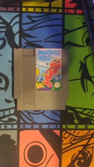 Snake Rattle 'n' Roll NES Cartucho Original