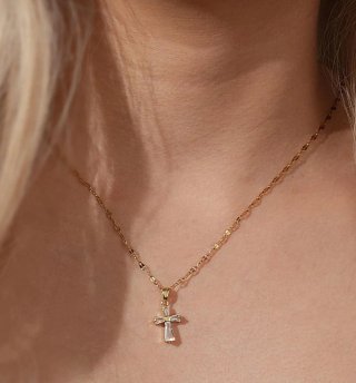 Collar Cruz Circonitas.