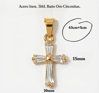 Collar Cruz Circonitas.
