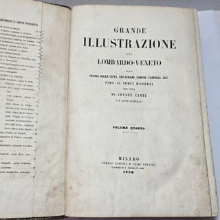 Libro 1859 Grande Illustrazione Lombardo Veneto