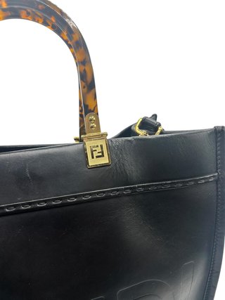 Bolso Fendi Sunshine Medium Negro Multicolor