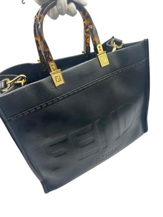 Bolso Fendi Sunshine Medium Negro Multicolor