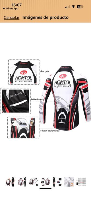 Set Termico Ciclismo HDMTOL
