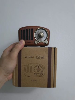Radio FM Vintage R919 Madera
