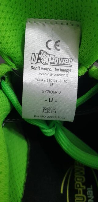 Scarpe da lavoro antinfortunistica U POWER n 42 s3