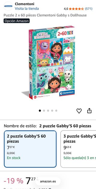 Puzzle La Casa de Muñecas de Gabby 2x60