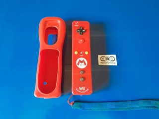 Mando Wii Rojo MotionPlus Inside con funda