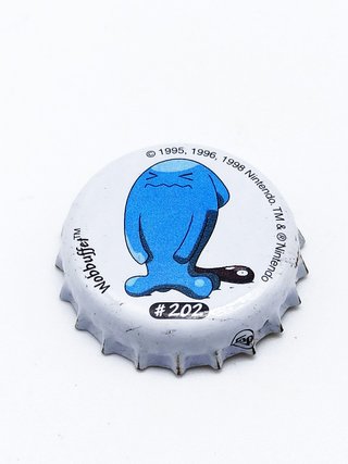Tappo Pokémon Wobbuffet #202 Vintage