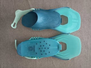 Aletas subea Decathlon talla 32-35