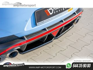AÑADIDO DE DIFUSOR HYUNDAI I30 N 2017-- LOOK CARBONO