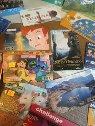 Lote Tarjetas Telefónicas vintage Varias
