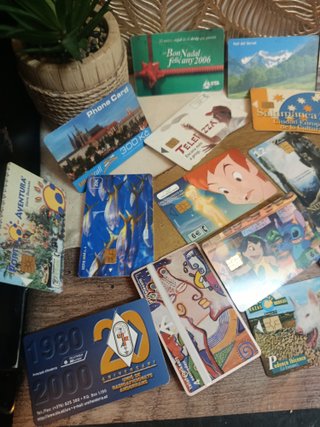 Lote Tarjetas Telefónicas vintage Varias