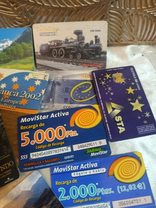 Lote Tarjetas Telefónicas vintage Varias