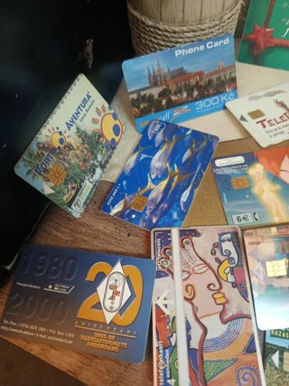 Lote Tarjetas Telefónicas vintage Varias