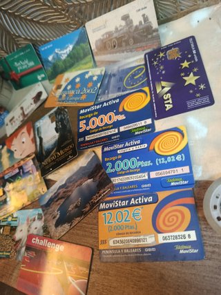 Lote Tarjetas Telefónicas vintage Varias