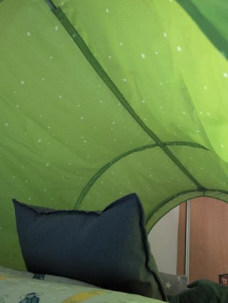 Capota para litera Ikea verde