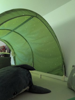 Capota para litera Ikea verde