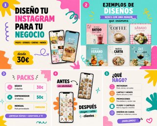 Diseño Instagram profesional para negocios