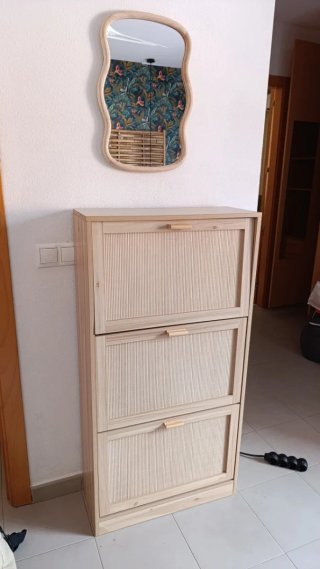 Zapatero madera 3 solapas