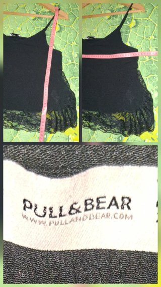 T36, Pull&Bear, top corto con encaje