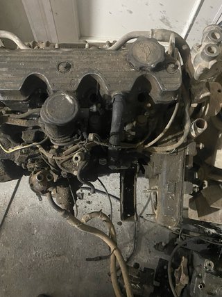 Motor Land Rover 300TDI  sin injectores sin bomba