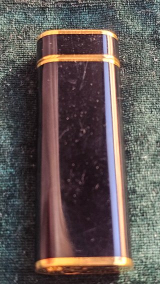 Encendedor Cartier Negro/Oro