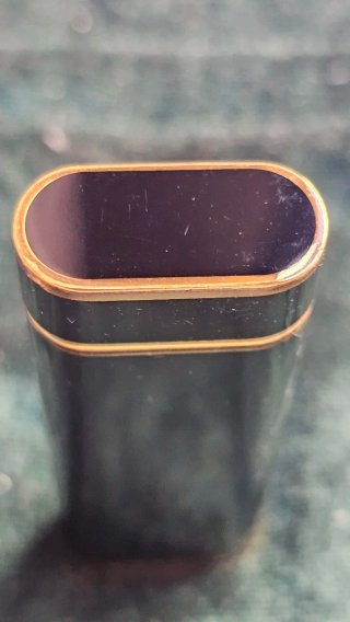 Encendedor Cartier Negro/Oro