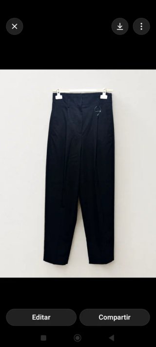 Pantalón de vestir negro mujer