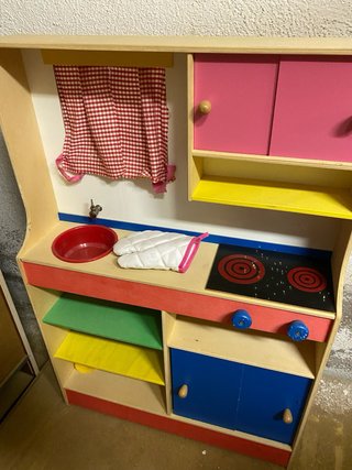 Cocina infantil de madera