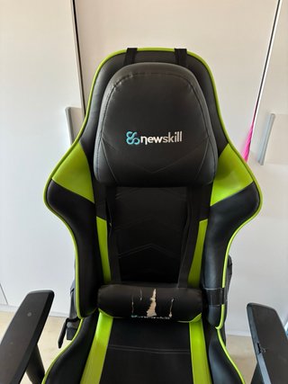 Silla Gaming Newskill Negra y Verde