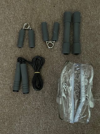 Kit Entrenamiento Gimnasio Cuerda y Agarre