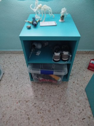 Dormitorio juvenil turquesa