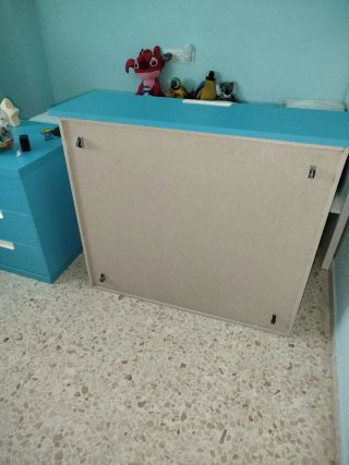 Dormitorio juvenil turquesa