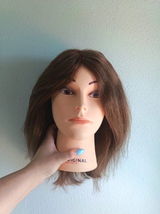 Pack Maniquíes de pelo natural de Peluquería